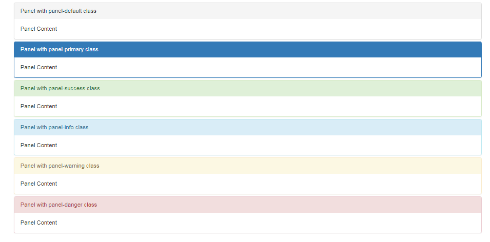 Bootstrap 3 Panel