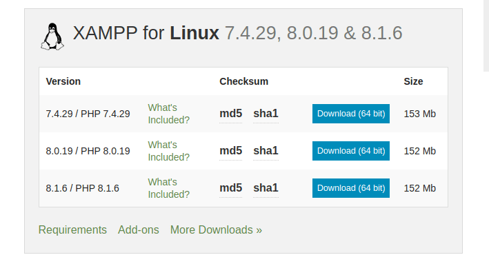 How to install XAMPP in ubuntu 22.04 Linux  